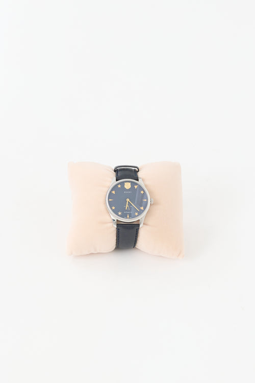 Gucci Stainless Steel & Leather G-Timeless 126.3 Watch