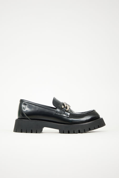 Gucci Leather G Chain Loafer