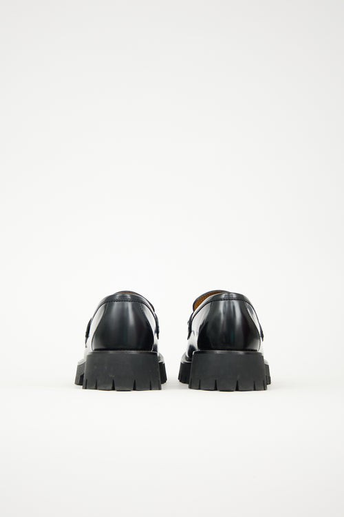 Gucci Leather G Chain Loafer