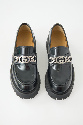 Gucci Leather G Chain Loafer