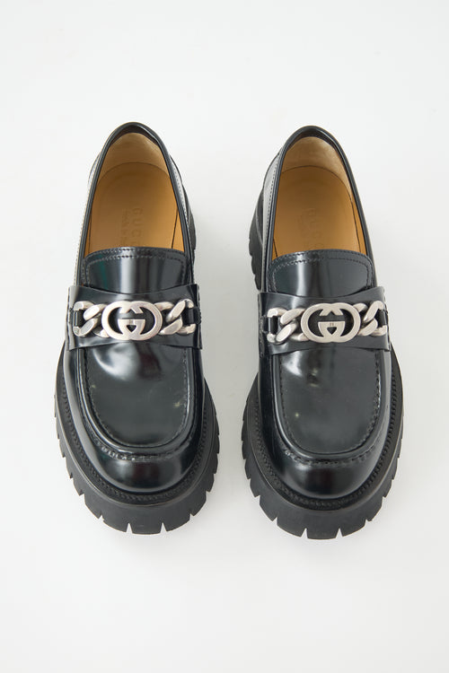 Gucci Leather G Chain Loafer