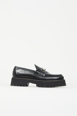 Gucci Leather Platform Loafer