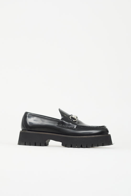 Gucci Leather Platform Loafer