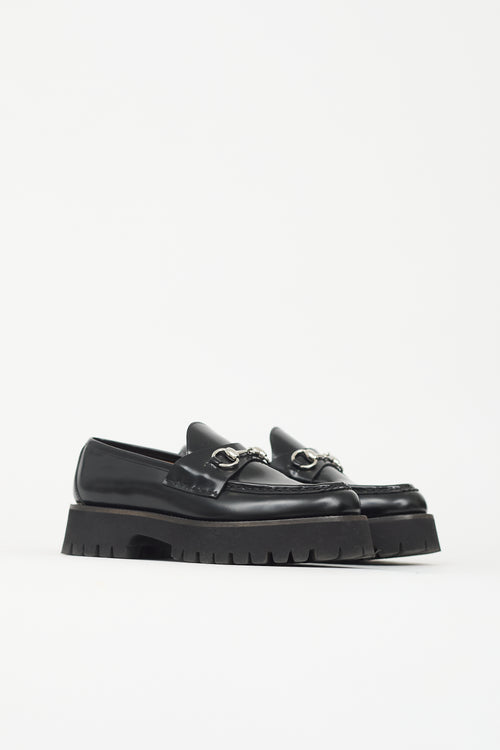 Gucci Leather Platform Loafer