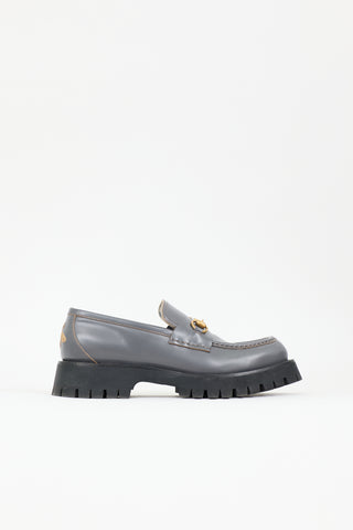 Gucci Leather Lug Sole Loafer