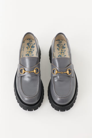 Gucci Leather Lug Sole Loafer