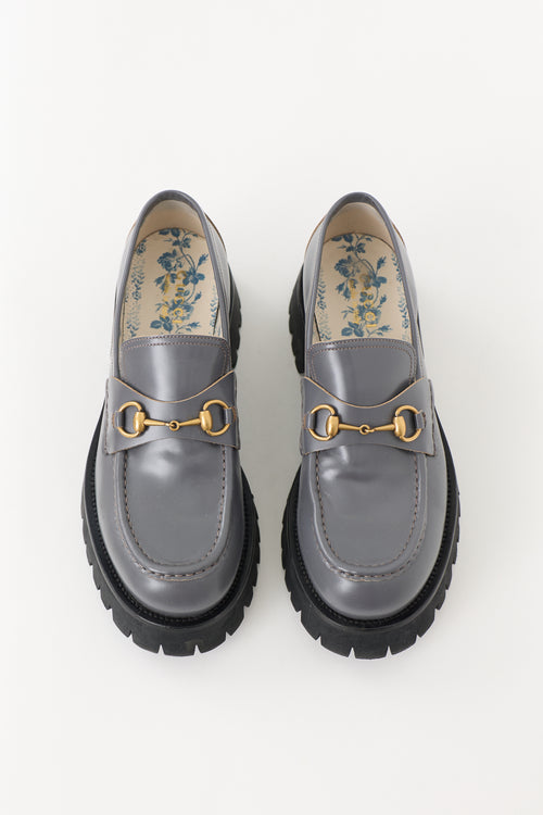 Gucci Leather Lug Sole Loafer