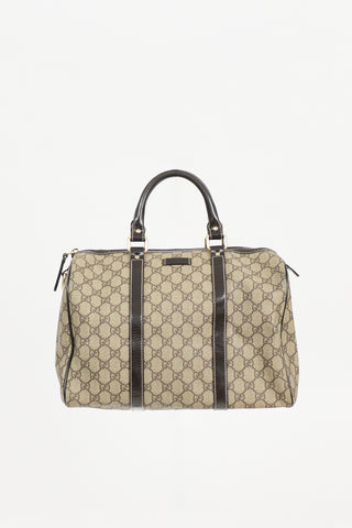 Gucci Monogram Supreme Boston Bag