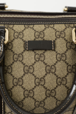 Gucci Monogram Supreme Boston Bag