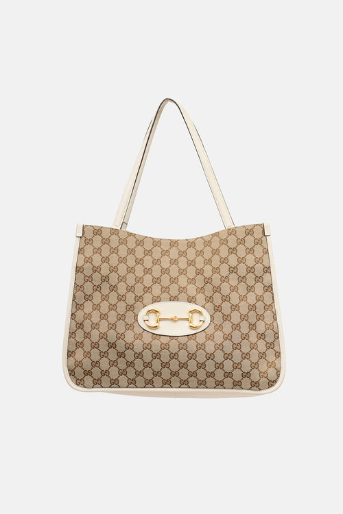 Gucci GG Monogram & Leather 1955 Bag