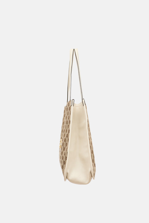 Gucci GG Monogram & Leather 1955 Bag