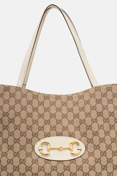 Gucci GG Monogram & Leather 1955 Bag