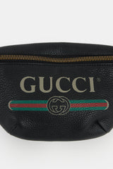 Gucci Leather Logo Web Belt Bag