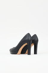 Gucci Leather Guccissima Heel