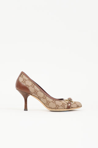 Gucci Vintage Monogram Pump