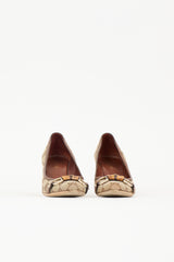 Gucci Vintage Monogram Pump