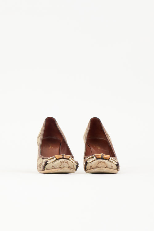 Gucci Vintage Monogram Pump