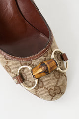 Gucci Vintage Monogram Pump
