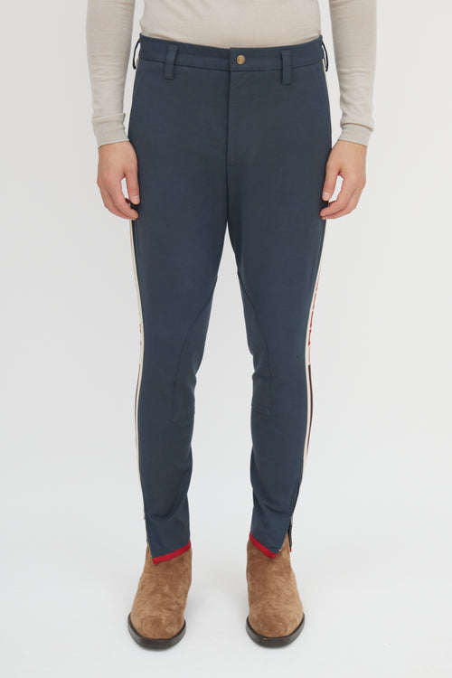 Gucci Side Stripe Riding Trouser