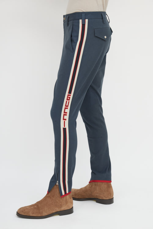 Gucci Side Stripe Riding Trouser