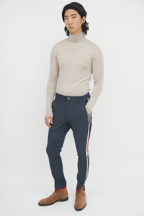 Gucci Side Stripe Riding Trouser