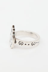 Gucci Sterling Silver Ghost Pineapple Ring