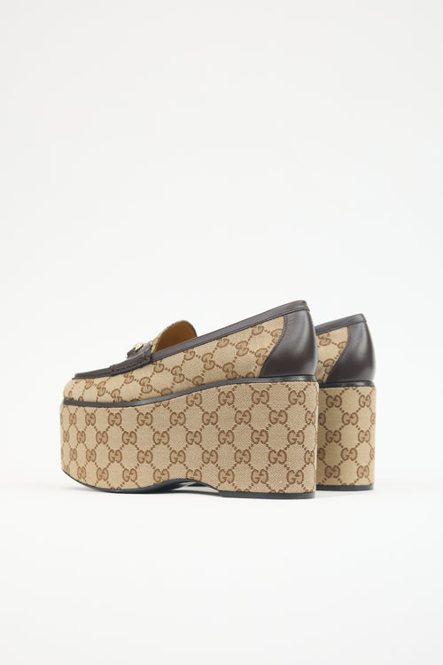 Gucci GG Monogram Platform Loafer