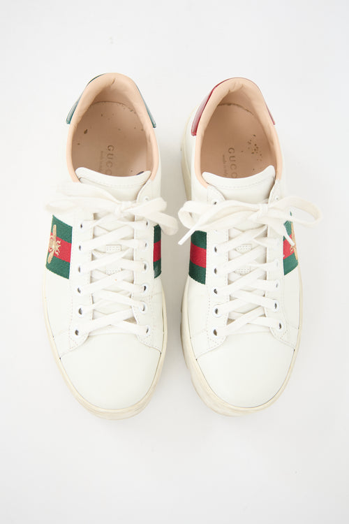 Gucci Leather Ace Platform Sneaker