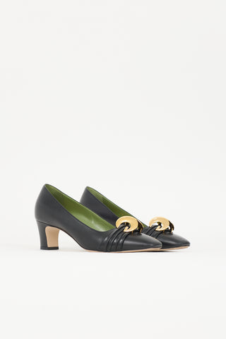 Gucci Leather Malaga Kid Pump