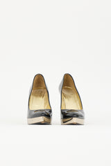 Gucci Patent Platform Pump