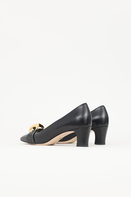 Gucci Leather Malaga Kid Pump