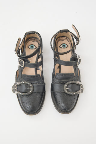 Gucci Leather Queercore Brogue Loafer