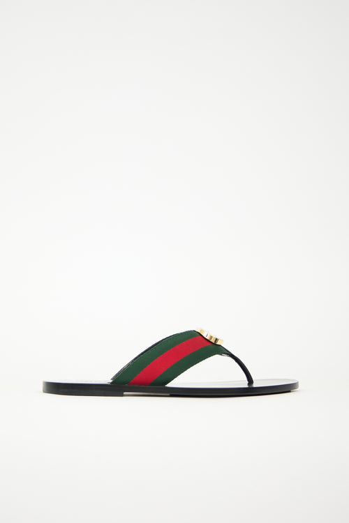 Gucci Kika Web GG Sandal