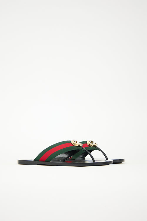 Gucci Kika Web GG Sandal