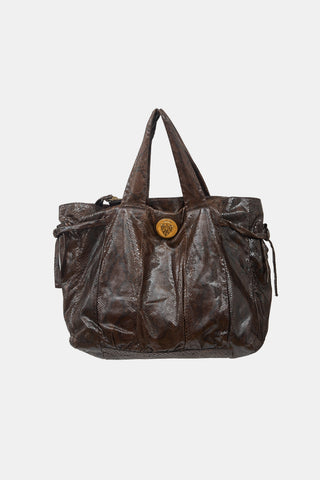 Gucci Leather Hysteria Tote Bag