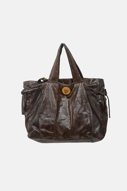 Gucci Leather Hysteria Tote Bag
