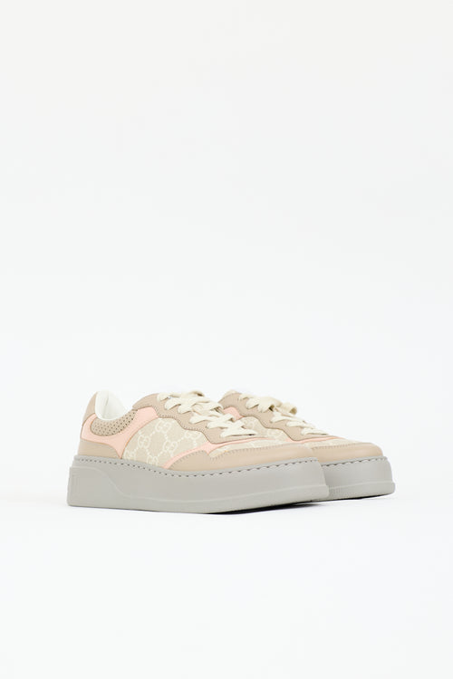 Gucci Leather Monogram GG Supreme Sneaker