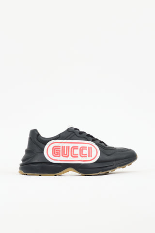 Gucci Leather Rhyton Sneaker
