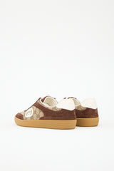 Gucci Suede & GG Monogram Canvas Sneaker