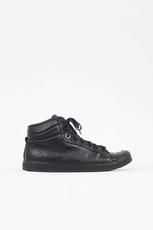 Gucci Leather Monogram Sneaker