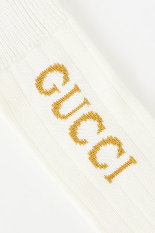 Gucci Logo Ribbed Socks