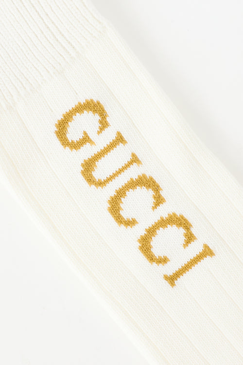 Gucci Logo Ribbed Socks