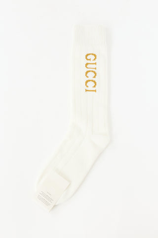 Gucci Logo Ribbed Socks