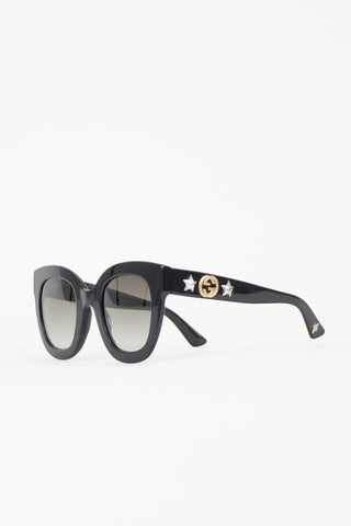 Gucci GG0208S Star Sunglasses