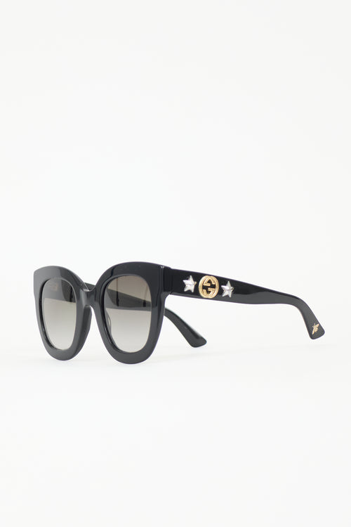Gucci GG0208S Star Sunglasses