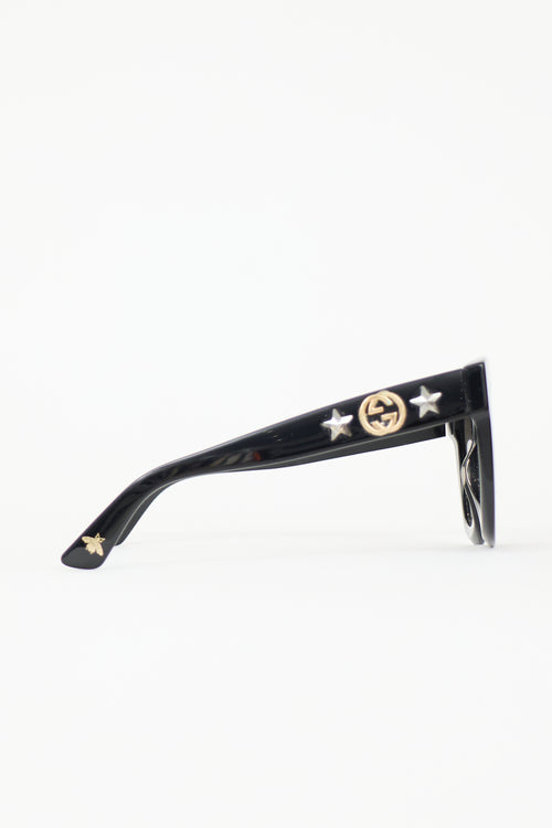 Gucci GG0208S Star Sunglasses
