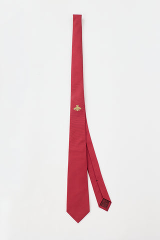 Gucci Silk Bee Tie
