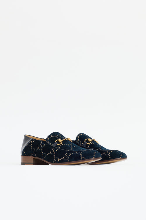 Gucci Velvet GG Buckle Loafer