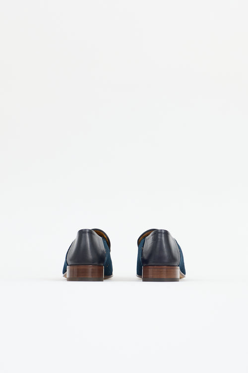 Gucci Velvet GG Buckle Loafer