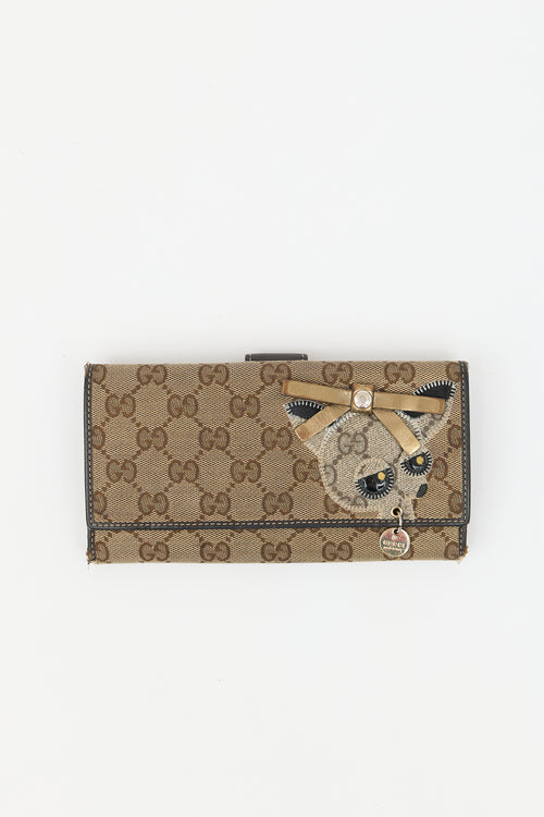 Gucci Vintage Monogram Long Wallet